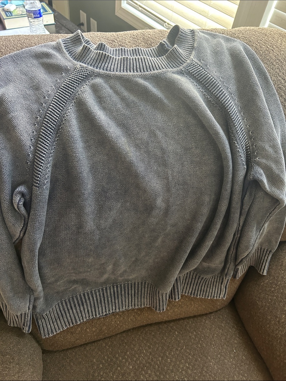 Coldwater Creek 2X Sweater Women's Knit 100% Cotton Top Blouse
